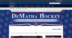 Desktop Screenshot of demathahockey.org
